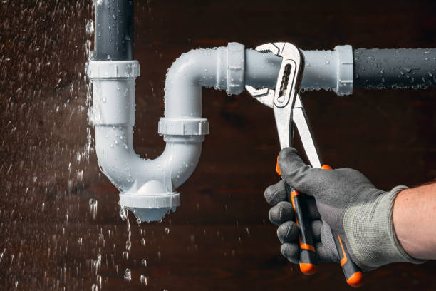 Professional Sewer Line Repair technician working in Vauxhall, NJ